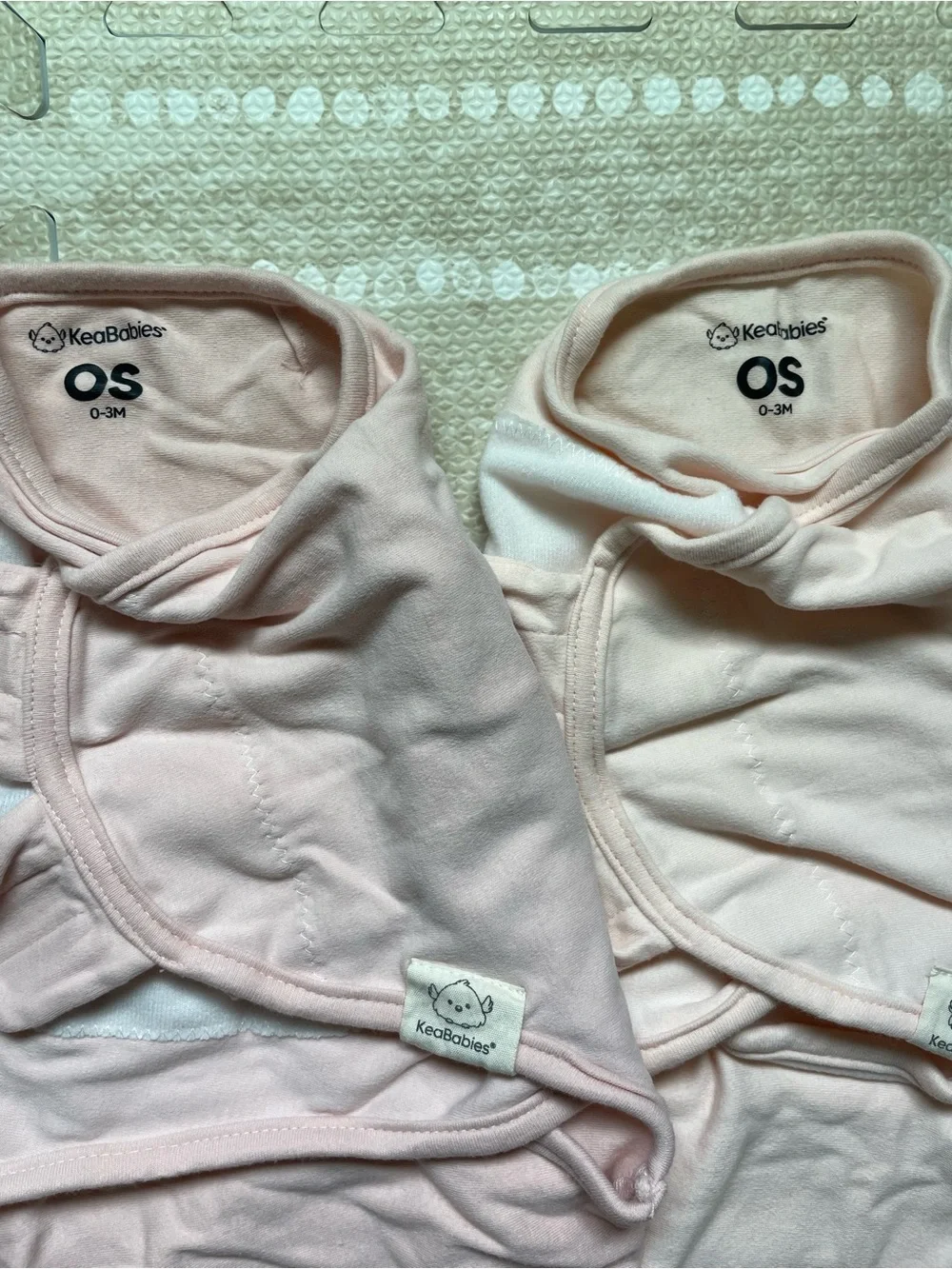 Ergonomic Pink Dual-Pack Infant Swaddle Sleep Sacks